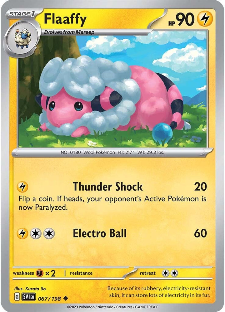 Flaaffy (067/198) [Scarlet & Violet: Base Set] Pokémon