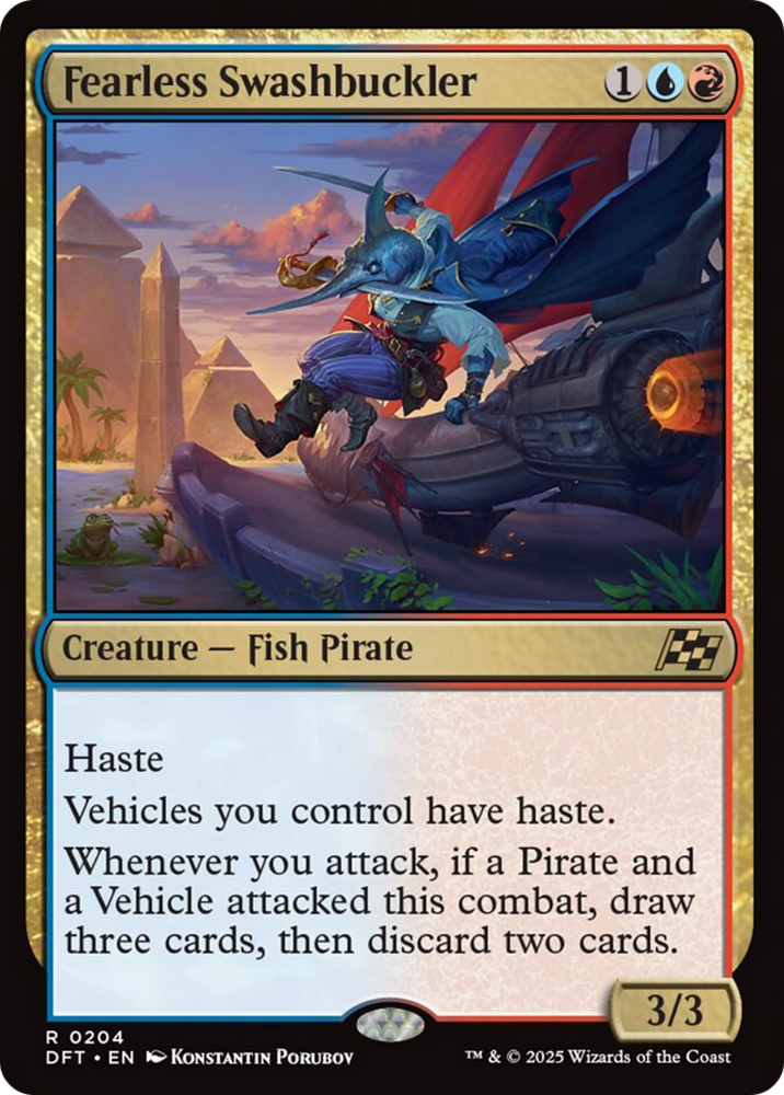 Fearless Swashbuckler [Aetherdrift] Magic: The Gathering