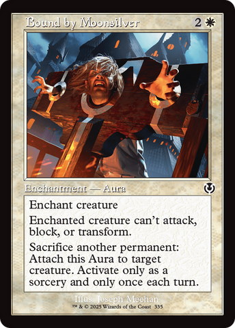 Bound by Moonsilver (Retro Frame) [Innistrad Remastered] Magic: The Gathering