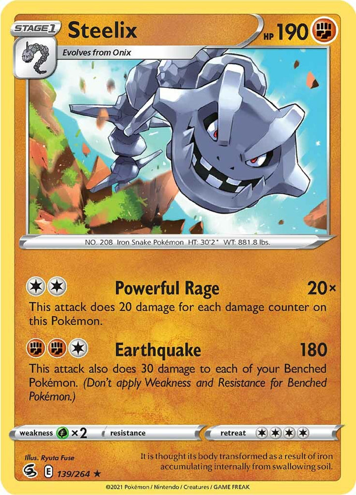 Steelix (139/264) [Sword & Shield: Fusion Strike] Pokémon