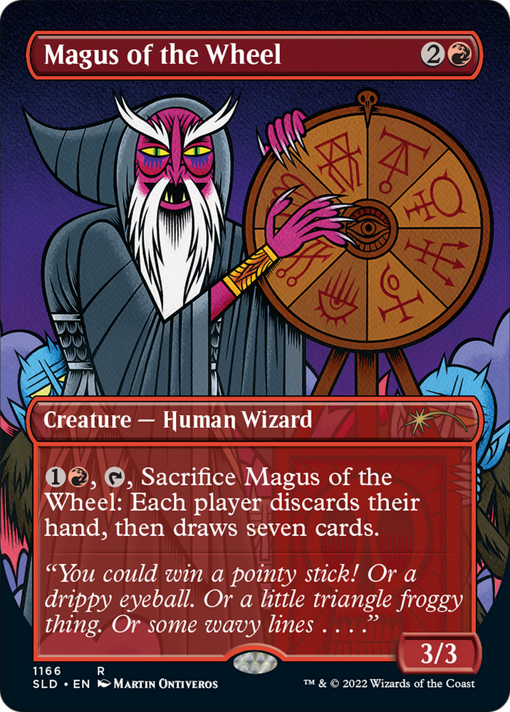 Magus of the Wheel (Borderless) [Secret Lair Drop Series] Magic: The Gathering