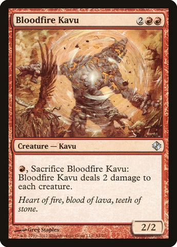Bloodfire Kavu [Duel Decks: Venser vs. Koth] Magic: The Gathering