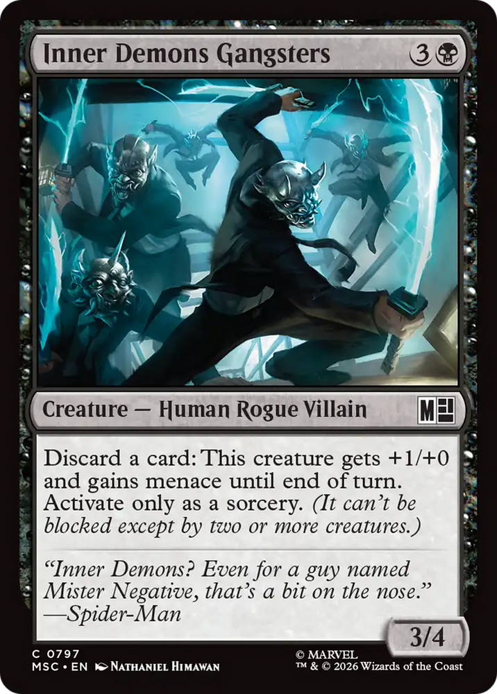 Inner Demons Gangsters [Marvel Super Heroes Commander] Magic: The Gathering