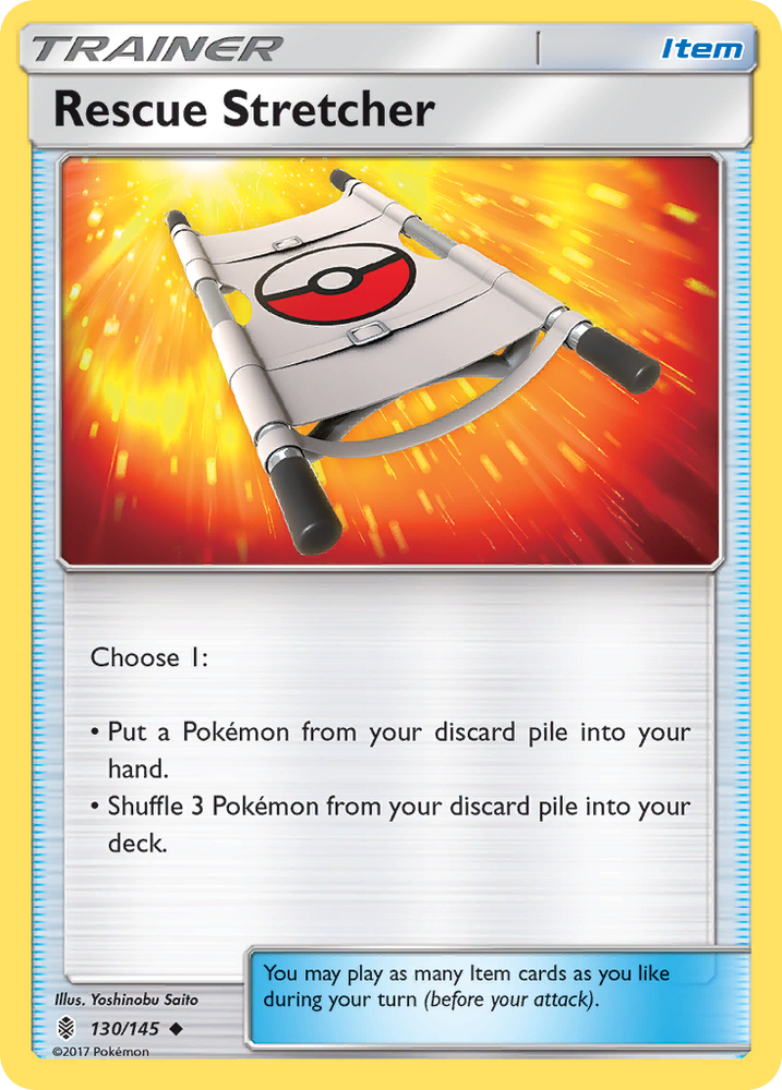 Rescue Stretcher (130/145) [Sun & Moon: Guardians Rising] Pokémon