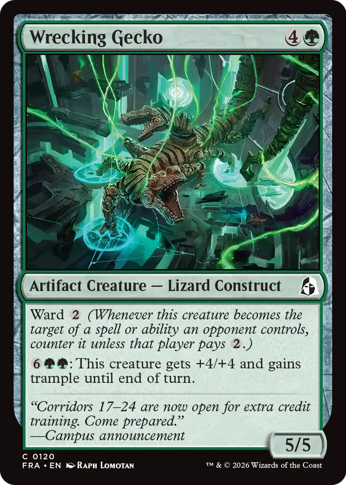 Wrecking Gecko [Reality Fracture] Magic: The Gathering
