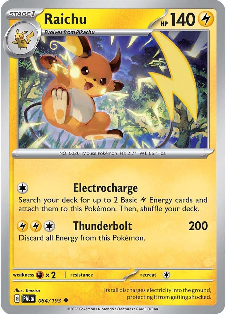 Raichu (064/193) [Scarlet & Violet: Paldea Evolved] Pokémon