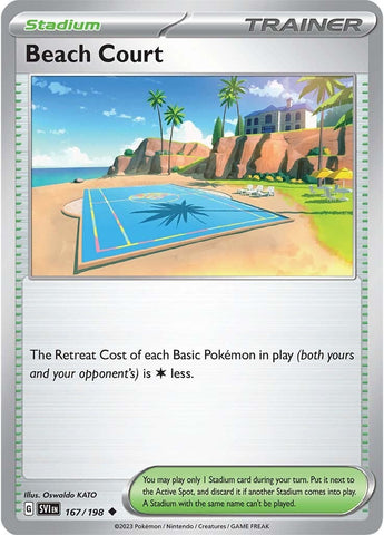 Beach Court (167/198) [Scarlet & Violet: Base Set] Pokémon