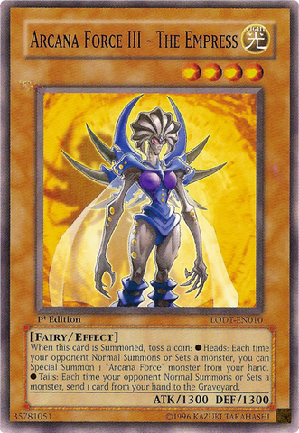 Arcana Force III - The Empress [LODT-EN010] Common Yu-Gi-Oh!