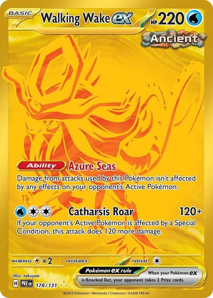 Walking Wake ex (178/131) [Scarlet & Violet: Prismatic Evolutions] Pokémon