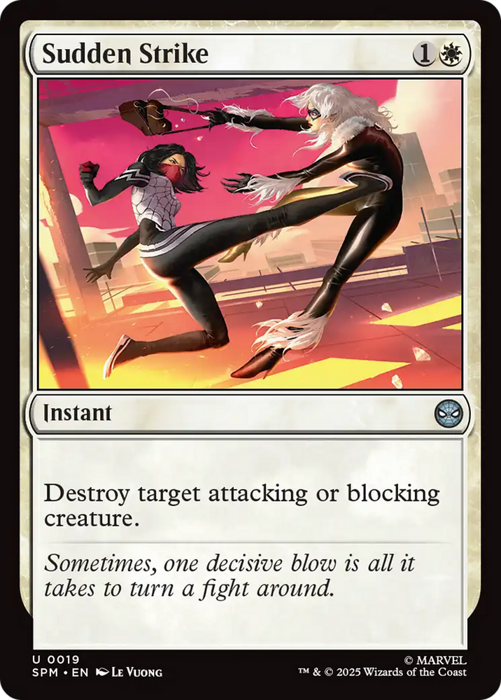 Sudden Strike [Marvel's Spider-Man] Magic: The Gathering