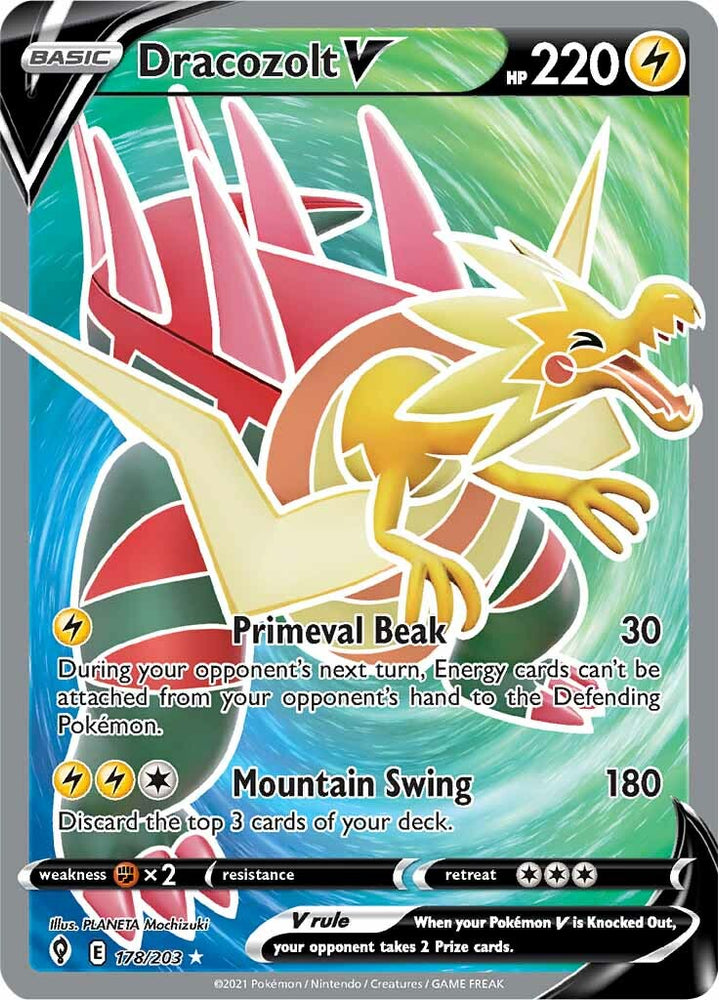Dracozolt V (178/203) [Sword & Shield: Evolving Skies] Pokémon