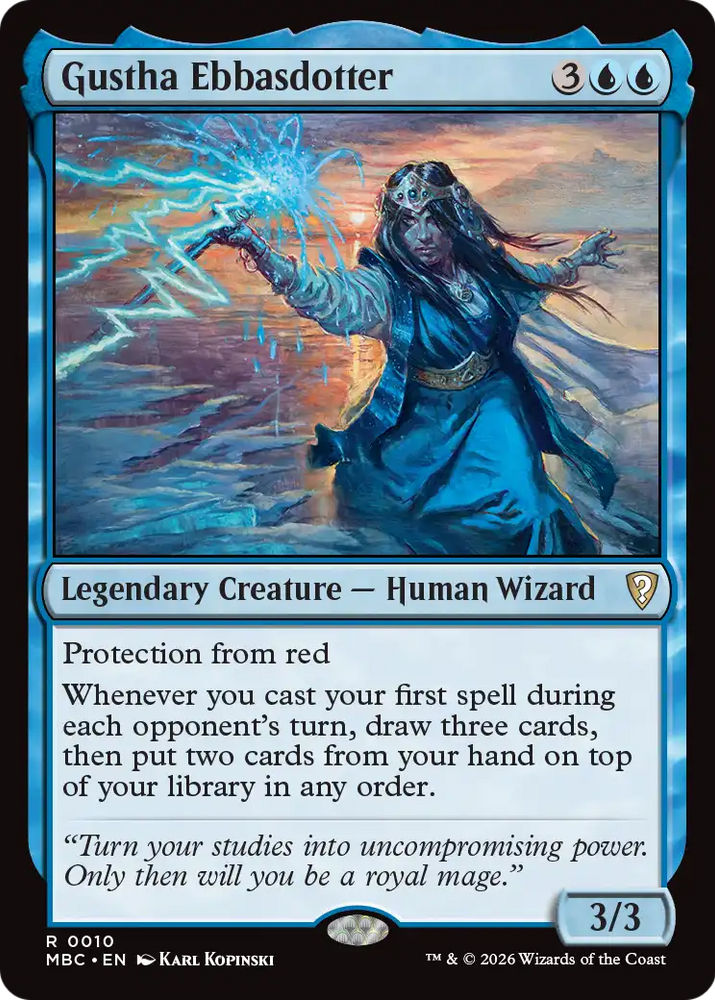 Gustha Ebbasdotter [Mystery Booster: Commander Edition] Magic: The Gathering