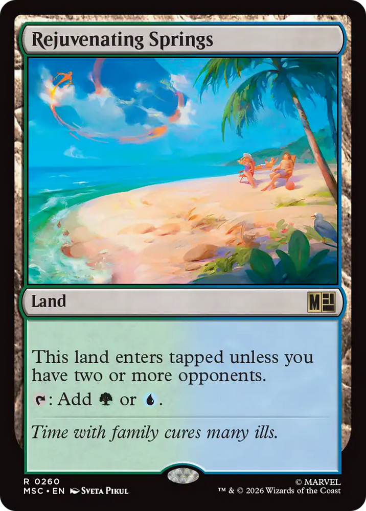Rejuvenating Springs [Marvel Super Heroes Commander] Magic: The Gathering
