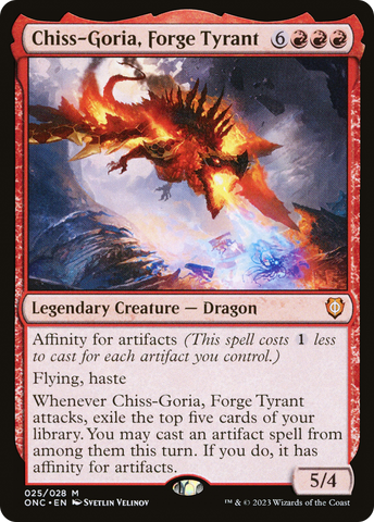 Chiss-Goria, Forge Tyrant [Phyrexia: All Will Be One Commander] Magic: The Gathering