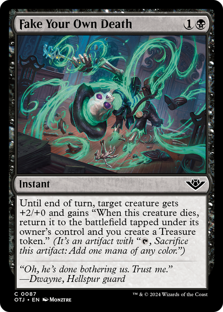 Fake Your Own Death [Outlaws of Thunder Junction] Magic: The Gathering