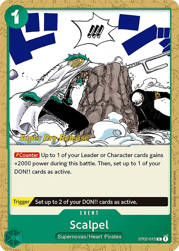 Scalpel [Super Pre-Release Starter Deck: Worst Generation] Bandai