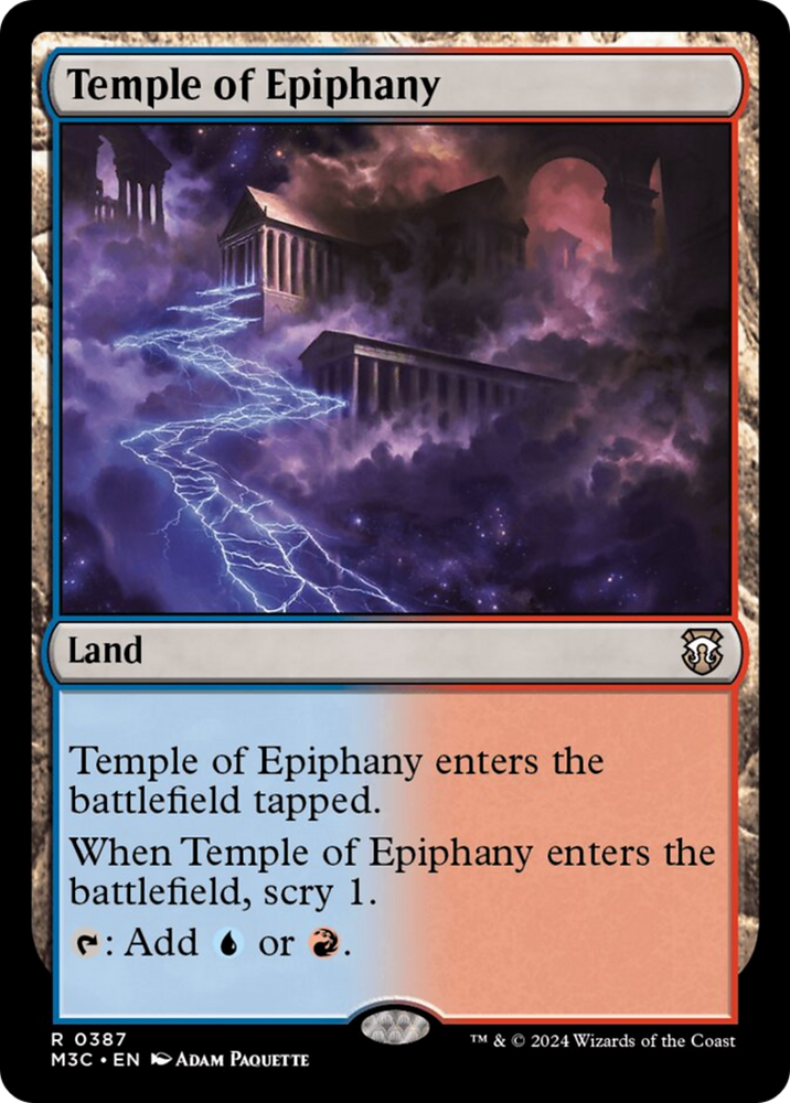 Temple of Epiphany [Modern Horizons 3 Commander] Magic: The Gathering