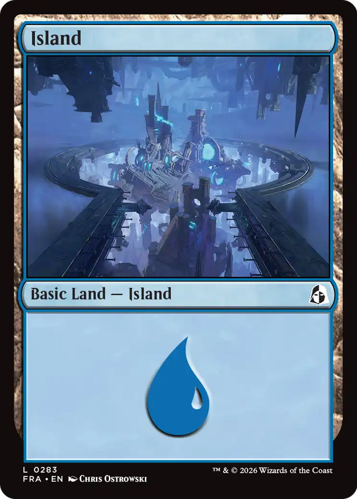 Island (0283) [Reality Fracture] Magic: The Gathering