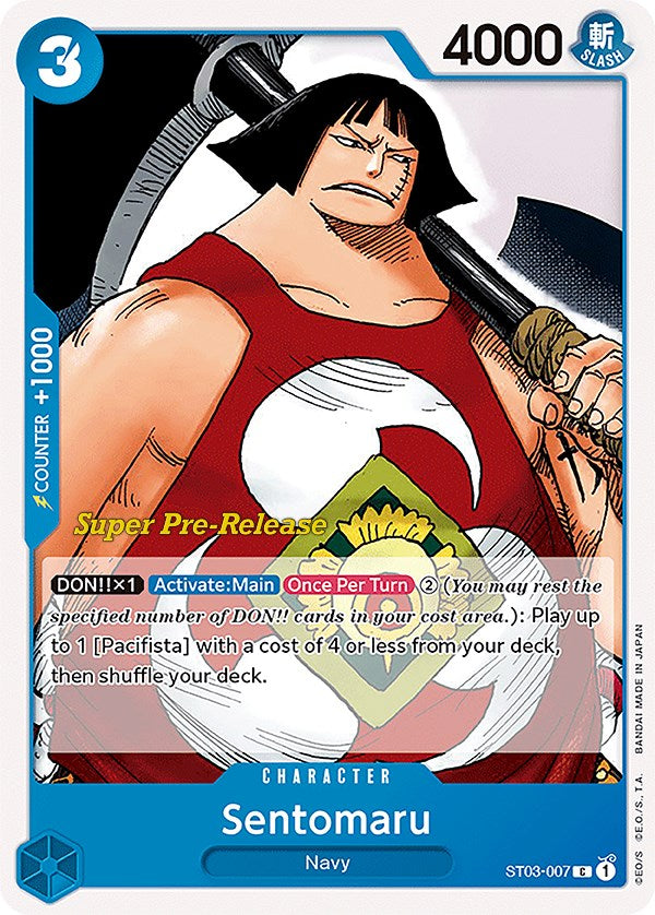 Sentomaru [Super Pre-Release Starter Deck: The Seven Warlords of the Sea] Bandai
