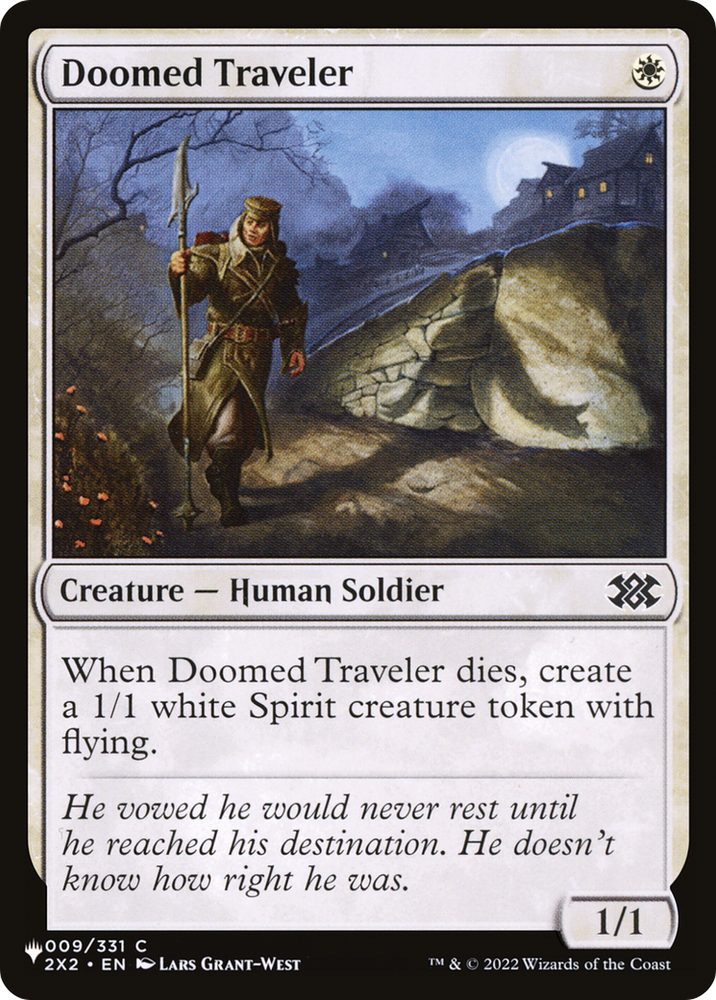 Doomed Traveler [The List] Magic: The Gathering