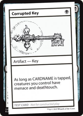 Corrupted Key (2021 Edition) [Mystery Booster Playtest Cards] Magic: The Gathering