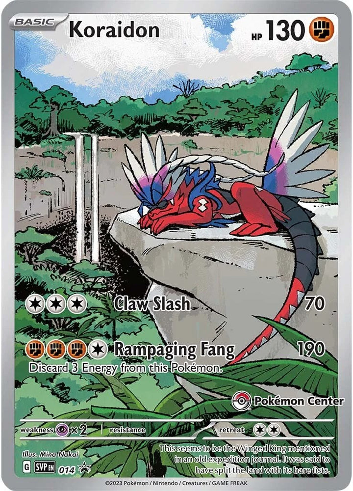 Koraidon (014) (Pokemon Center Exclusive) [Scarlet & Violet: Black Star Promos] Pokémon