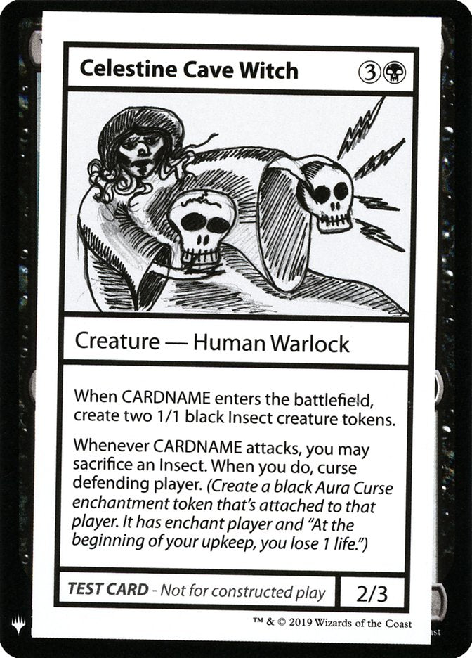 Celestine Cave Witch [Mystery Booster Playtest Cards] Magic: The Gathering