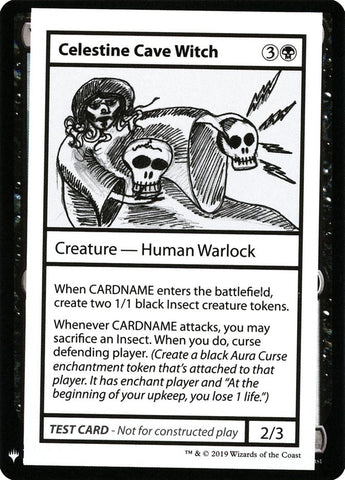 Celestine Cave Witch [Mystery Booster Playtest Cards] Magic: The Gathering