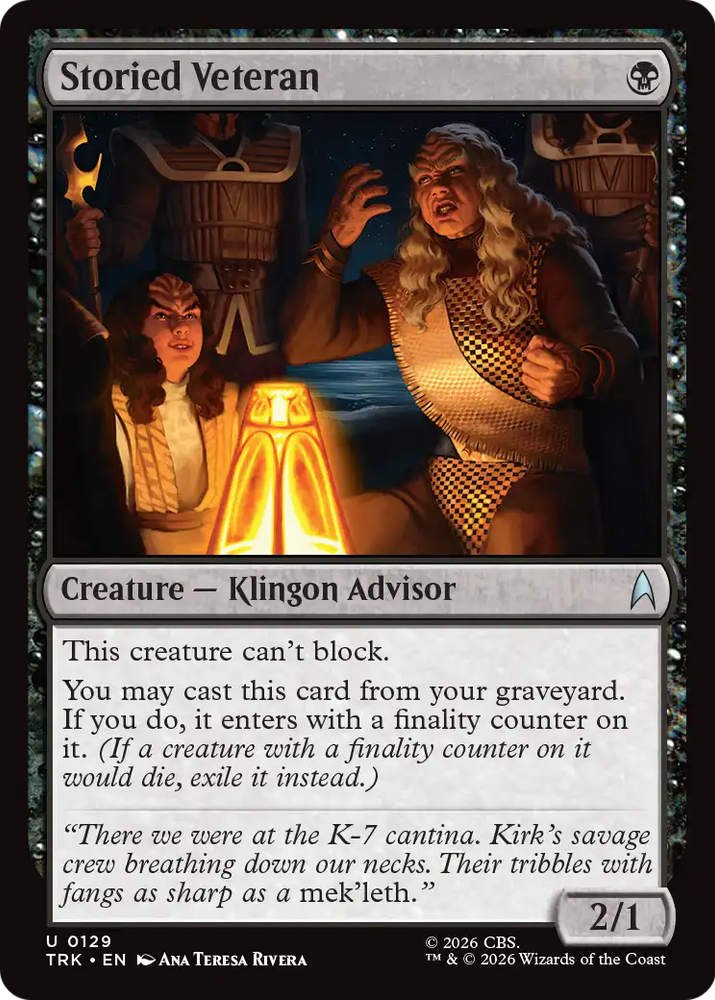 Storied Veteran [Star Trek] Magic: The Gathering