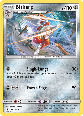 Bisharp (105/181) [Sun & Moon: Team Up] Pokémon