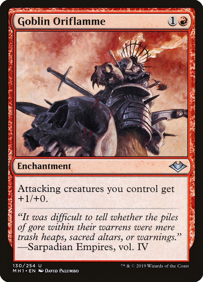 Goblin Oriflamme [Modern Horizons] Magic: The Gathering