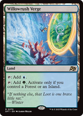 Willowrush Verge [Aetherdrift] Magic: The Gathering