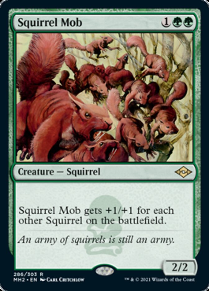 Squirrel Mob (Foil Etched) [Modern Horizons 2] Magic: The Gathering