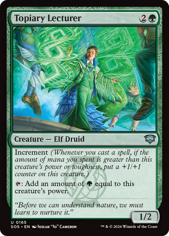 Topiary Lecturer [Secrets of Strixhaven] Magic: The Gathering