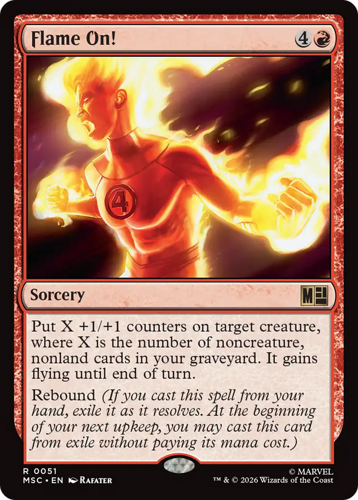 Flame On! [Marvel Super Heroes Commander] Magic: The Gathering