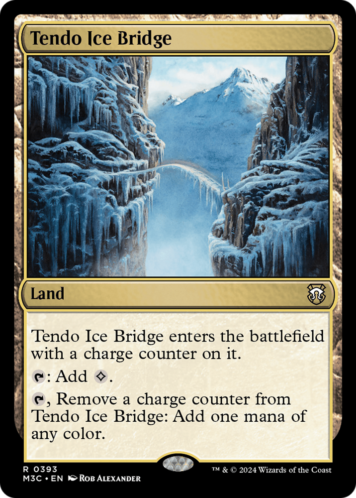 Tendo Ice Bridge (Ripple Foil) [Modern Horizons 3 Commander] Magic: The Gathering