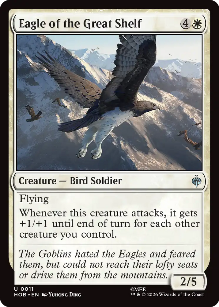 Eagle of the Great Shelf [The Hobbit] Magic: The Gathering