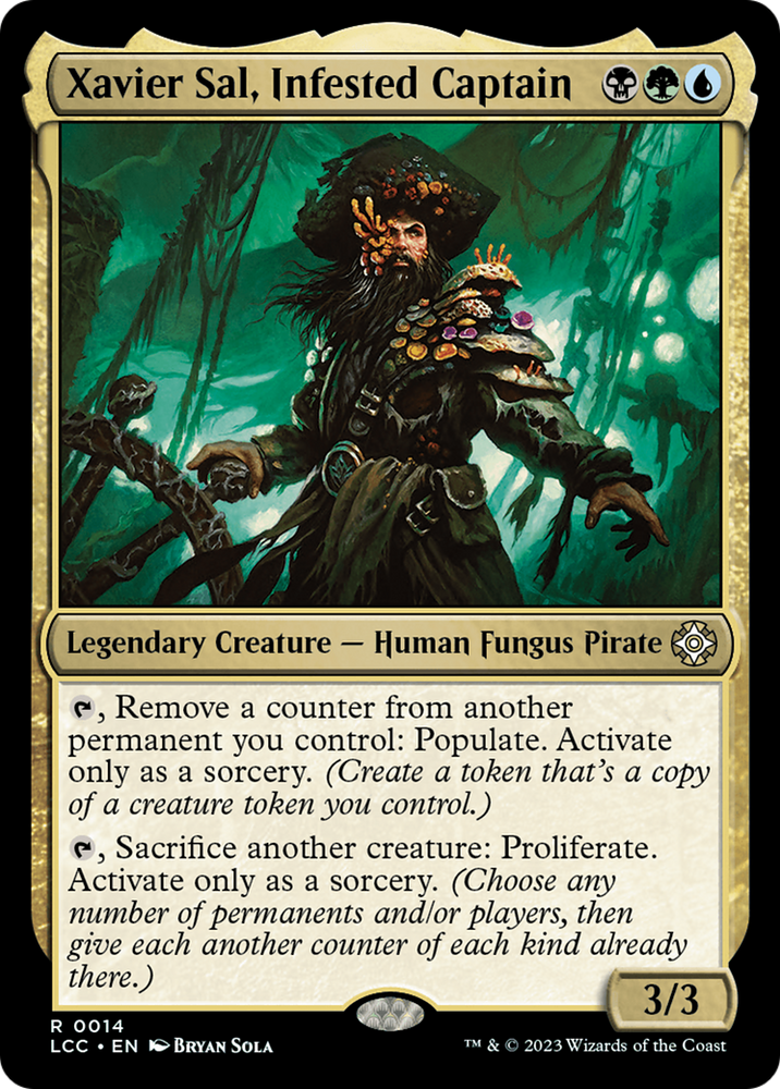 Xavier Sal, Infested Captain [The Lost Caverns of Ixalan Commander] Magic: The Gathering