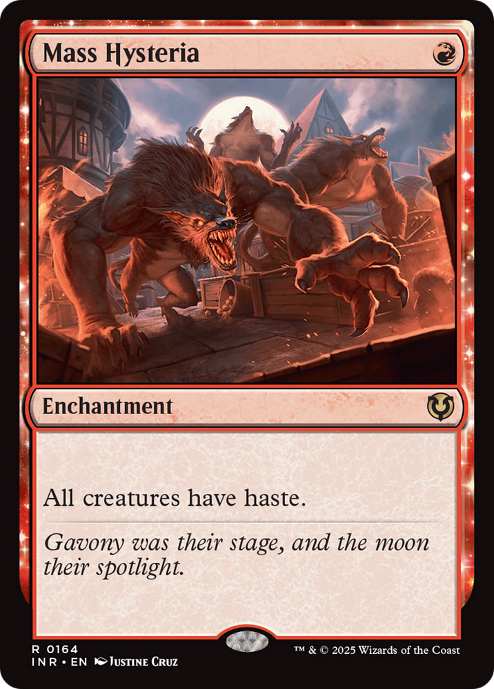 Mass Hysteria [Innistrad Remastered] Magic: The Gathering