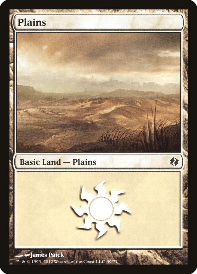 Plains (39) [Duel Decks: Venser vs. Koth] Magic: The Gathering
