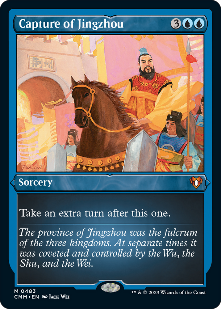 Capture of Jingzhou (Foil Etched) [Commander Masters] Magic: The Gathering