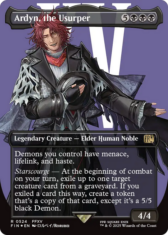 Ardyn, the Usurper (Borderless) (Surge Foil) [FINAL FANTASY] Magic: The Gathering