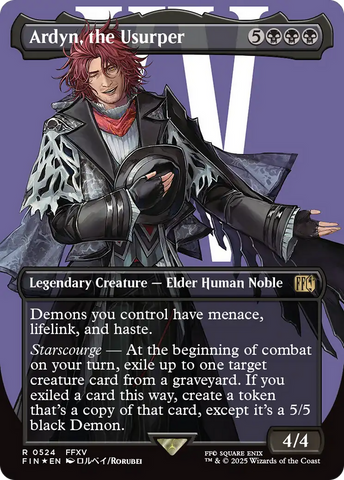 Ardyn, the Usurper (Borderless) (Surge Foil) [FINAL FANTASY] Magic: The Gathering