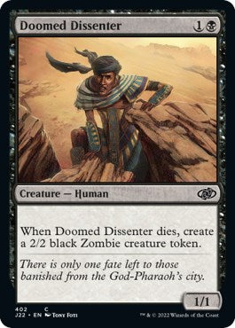 Doomed Dissenter [Jumpstart 2022] Magic: The Gathering