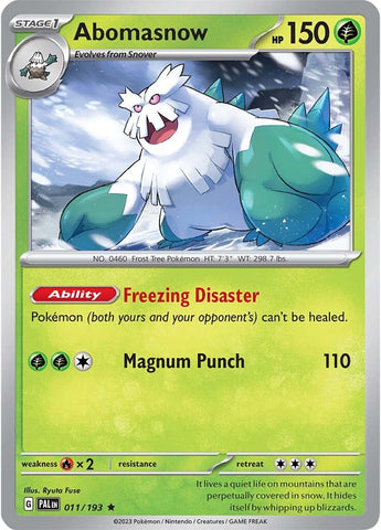 Abomasnow (011/193) [Scarlet & Violet: Paldea Evolved] Pokémon