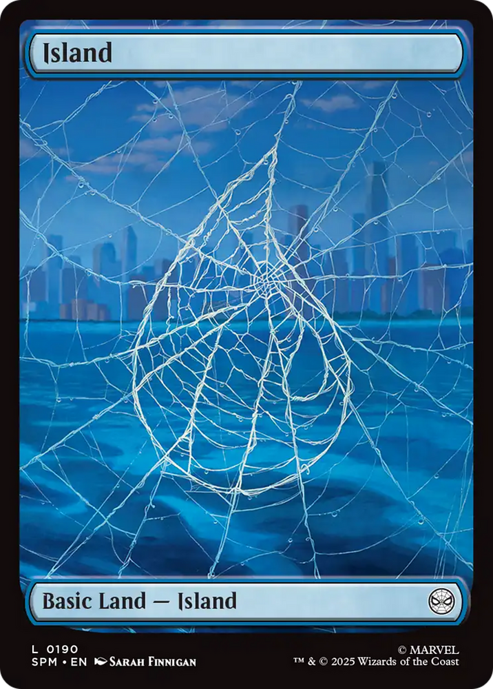 Island (0190) [Marvel's Spider-Man] Magic: The Gathering