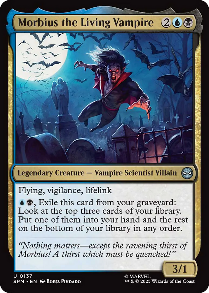Morbius the Living Vampire [Marvel's Spider-Man] Magic: The Gathering