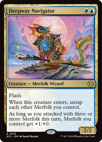 Deepway Navigator [Lorwyn Eclipsed] Magic: The Gathering