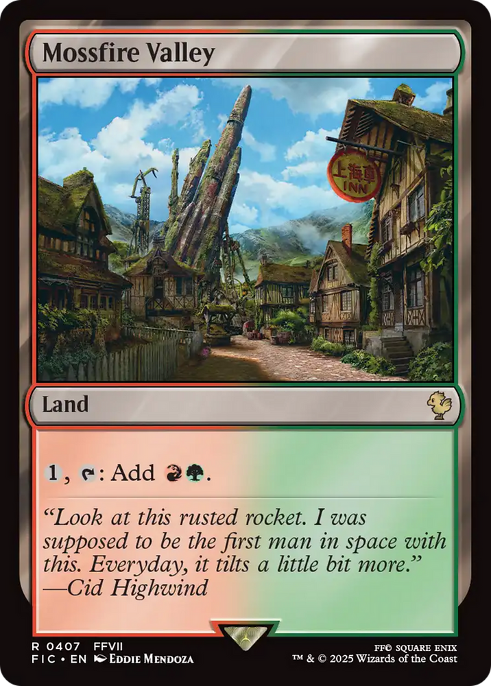 Mossfire Valley [FINAL FANTASY Commander] Magic: The Gathering