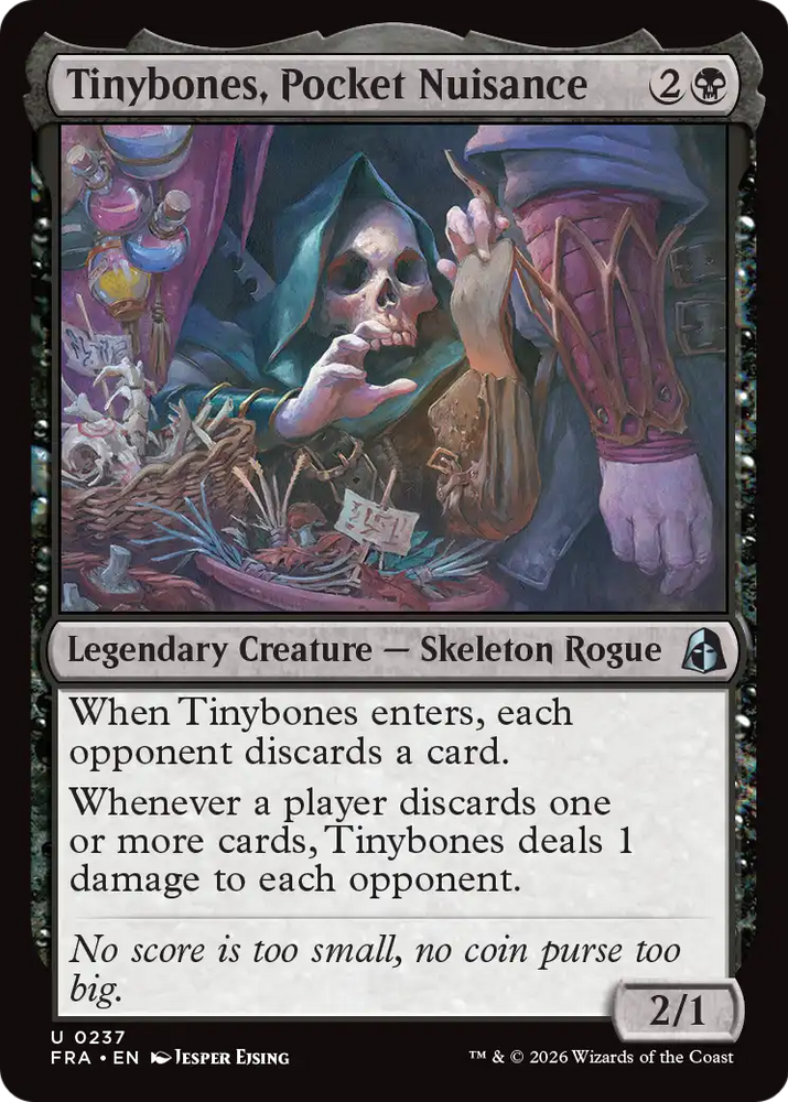 Tinybones, Pocket Nuisance [Reality Fracture] Magic: The Gathering